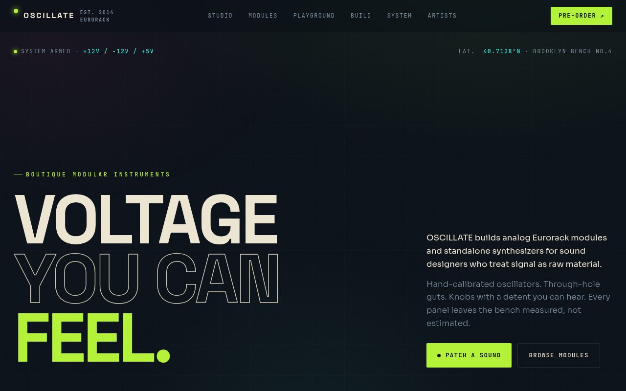 OSCILLATE