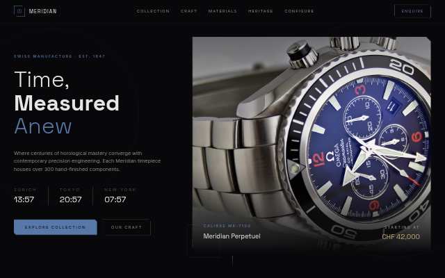 Meridian Timepieces